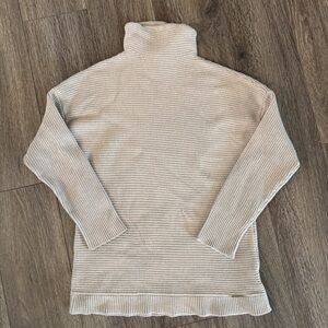 Michael Kors Beige Women’s Turtleneck Sweater, Size L